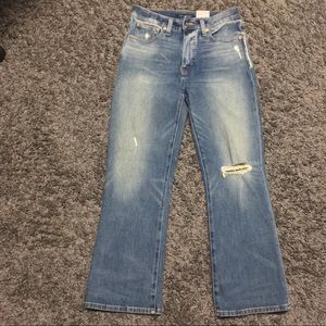 Lucky Brand Crop Mini Boot Jeans